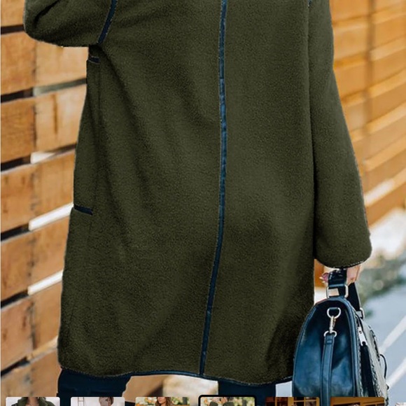 Teddy jacket with zipper M — new with tags - Picture 6 of 9